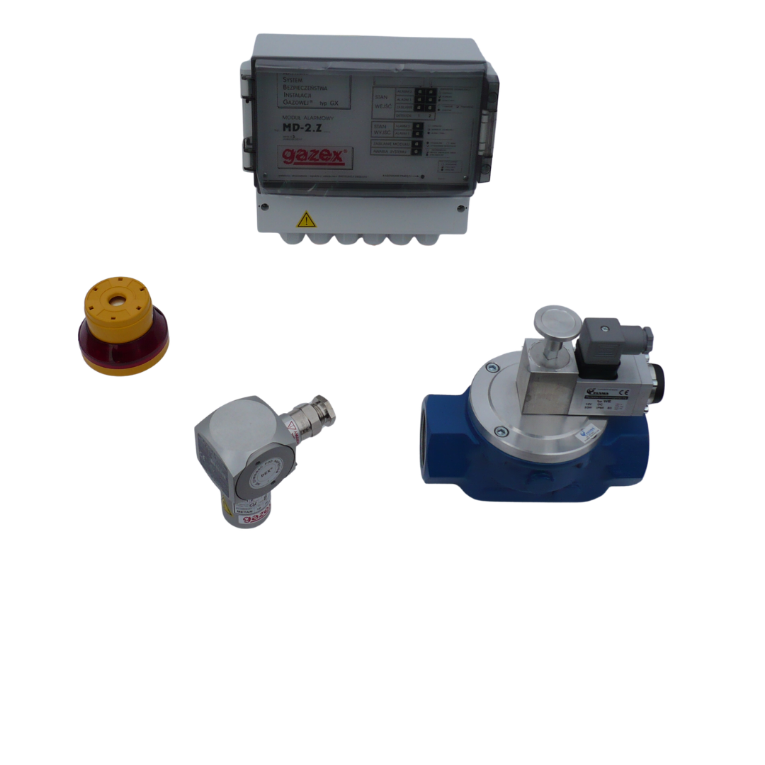 system bezpieczenstwa gazu